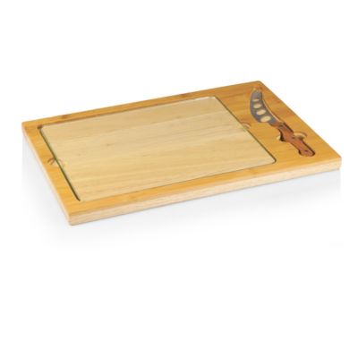 Picnic Time - Icon Glass Top Cutting Board & Knife Set