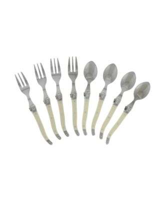 French Home - 8-Pc. Dessert / Cocktail Set with Faux Ivory Handles