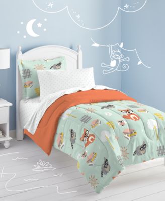 Dream Factory - Woodland Friends Twin Comforter Set