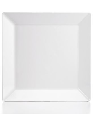 Q Squared - White Melamine Square Platter