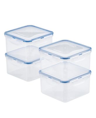 Lock n Lock - Easy Essentials™ Square 41-Oz. Food Storage Container, Set of 4