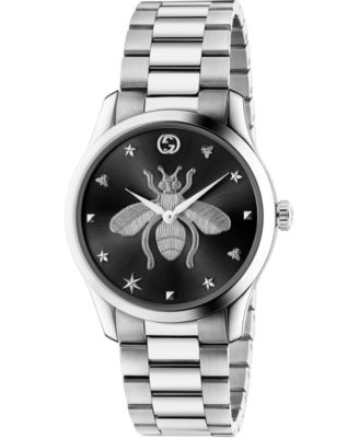 Gucci - Men's Swiss G-Timeless Stainless Steel Bracelet Watch 38mm