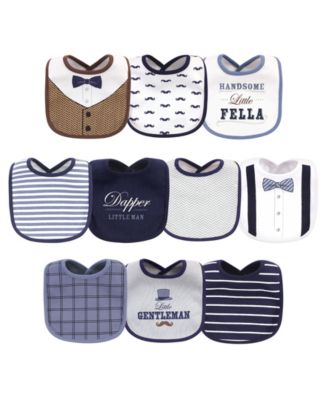 Little Treasure - Baby Boys and Girls Cotton Bibs Set