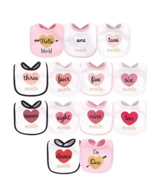 Hudson Baby - - Baby Boys and Girls Cotton Bibs Set