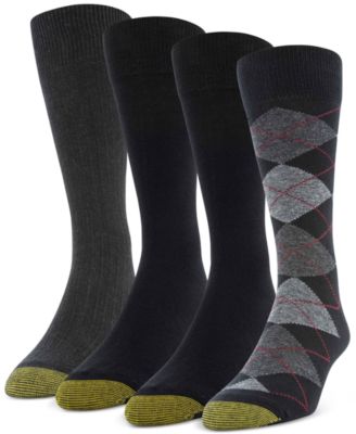 Gold Toe - Men's 4-Pack Argyle Special Socks