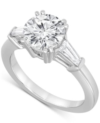Badgley Mischka - Certified Lab Grown Diamond Engagement Ring (2-1/2 ct. t.w.) in 14k Gold