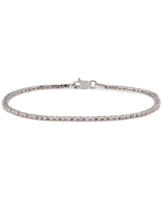 Macy's - Diamond Tennis Bracelet (1/2 ct. t.w.) in 10k White Gold