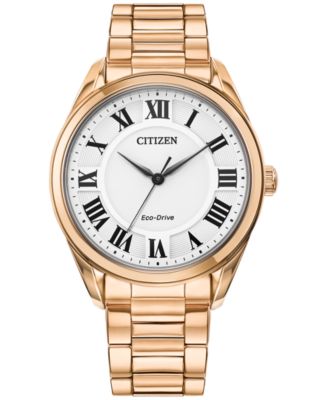 Citizen - Women's Arezzo Rose Gold-Tone Stainless Steel Bracelet Watch 35mm