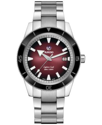 Rado - Men's Swiss Automatic Captain Cook Stainless Steel Bracelet Watch 42mm