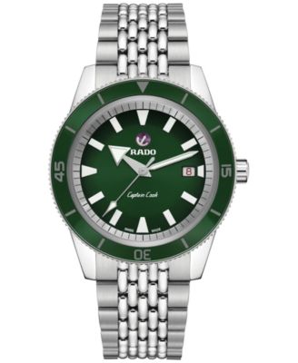 Rado - Men's Swiss Automatic Captain Cook Stainless Steel Bracelet Watch 42mm