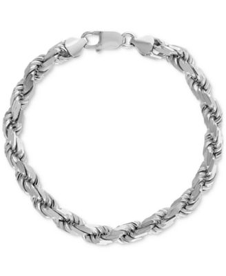 Esquire Men's Jewelry - Rope Link Chain Bracelet