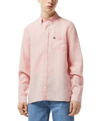 Lacoste - Men's Regular-Fit Linen Shirt