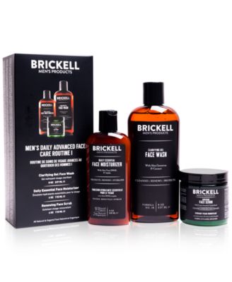 Brickell Mens Products - Brickell Men's Products 3-Pc. Men's Daily Advanced Face Care Set - Routine I