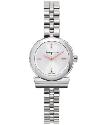 Ferragamo - Women's Swiss Gancini Stainless Steel Bracelet Watch 23mm