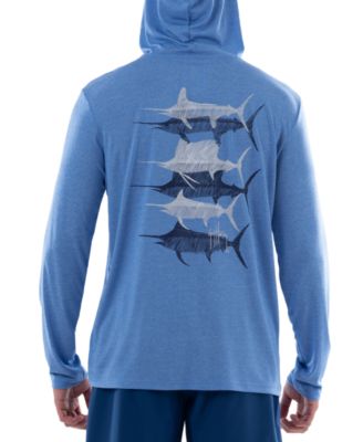 Guy Harvey - Men's Scribble Bills Cationic Performance Hoodie