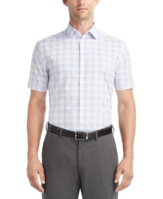 Van Heusen - Men's Slim-Fit Flex Collar Short-Sleeve Dress Shirt