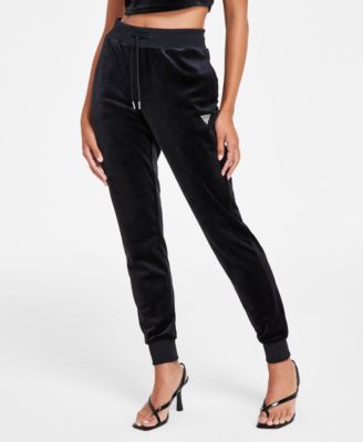 GUESS - Women's Couture High-Rise Pull-On Jogger Pants