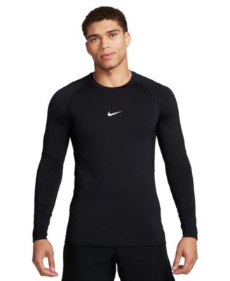 Nike - Men's Pro Slim-Fit Dri-FIT Long-Sleeve T-Shirt