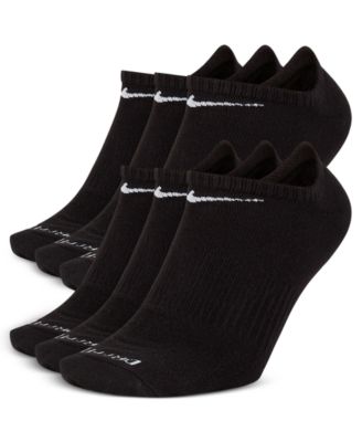 Nike - Men's Everyday Plus 6-Pk. Lightweight No-Show Training Socks