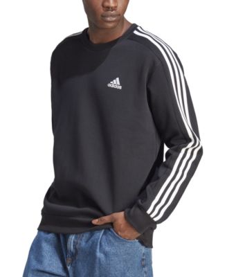 adidas - Men's Essentials Fleece Three-Stripes Sweatshirt