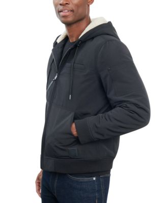 Lucky Brand - Men's Fleece-Lined Zip-Front Hooded Jacket