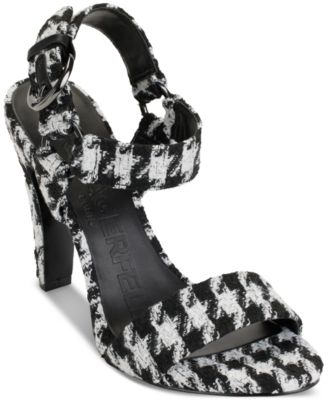 KARL LAGERFELD PARIS - Women's Ceone Ankle-Strap Slingback Dress Sandals