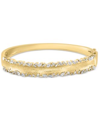 EFFY Collection - Diamond Multi-Cut Bangle Bracelet (1-1/5 ct. t.w.) in 14k Gold