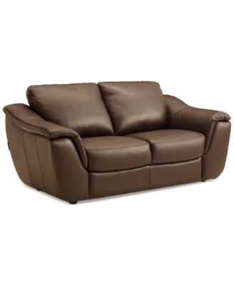 Furniture - Jennard 71" Leather Loveseat
