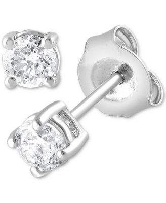 Forever Grown Diamonds - Lab Grown Diamond Stud Earrings (1/3 ct. t.w.) in Sterling Silver