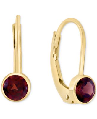 EFFY Collection - Amethyst Leverback Drop Earrings (3/8 ct. t.w.) in 14k Gold
