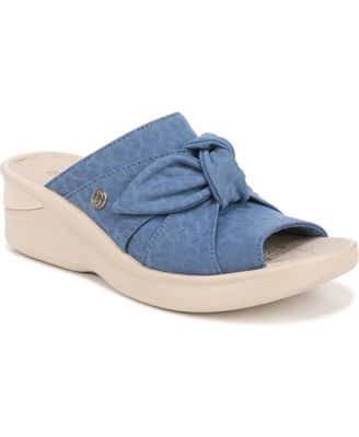 Bzees Premium - Smile Washable Slide Wedge Sandals