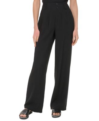 DKNY - Women's Mid-Rise Bootcut Trousers