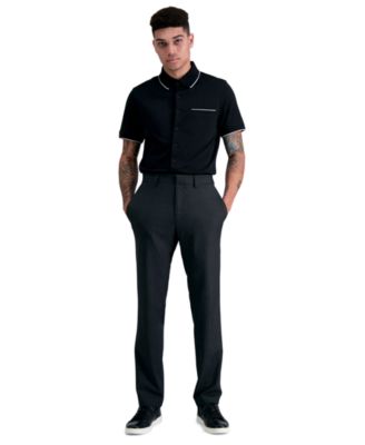 Kenneth Cole Reaction - Men's Slim-Fit Stretch Premium Textured Weave Dress Pants