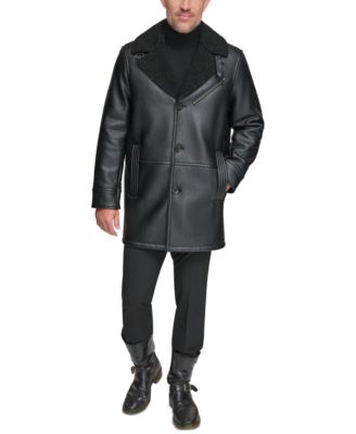 Marc New York - Men's Condore Faux-Shearling Top Coat