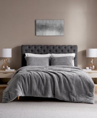 Royal Luxe - Faux Fur to Mink Reversible 3 Piece Comforter Set