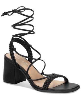 Sun + Stone - Gemmaa Lace-Up Ankle-Tie Dress Sandals