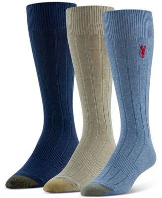 Gold Toe - Men's Hampton Embroidered Socks - 3 pk.