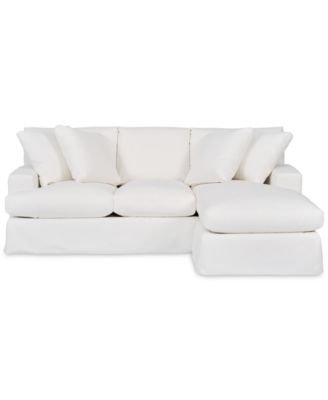 Furniture - 93" Fabric Sofa and Slipcover