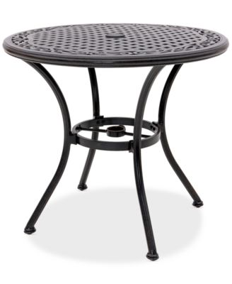 Agio - Wythburn Mix and Match 32" Round Cast Aluminum Outdoor Bistro Table