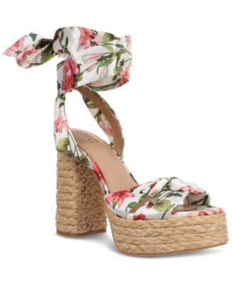 I.N.C. International Concepts - Goldiee Espadrille High Heel Platform Dress Sandals