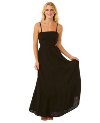 Rip Curl - Juniors' Surf Cotton Smocked Maxi Dress