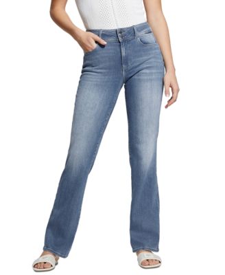 GUESS - Women's Shape Up Straight-Leg Jeans