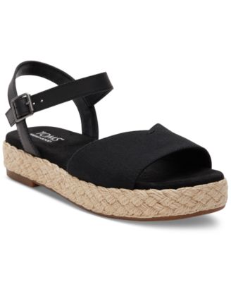 TOMS - Women's Abby Braided Espadrille Flatform Sandals