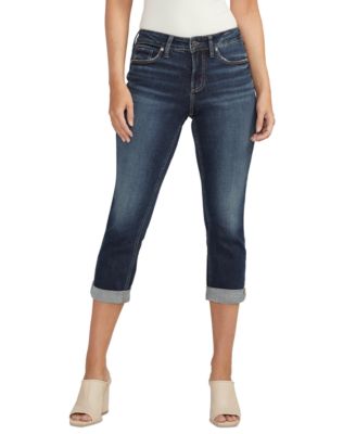 Silver Jeans Co. - Women's Suki Curvy-Fit Capri Jeans