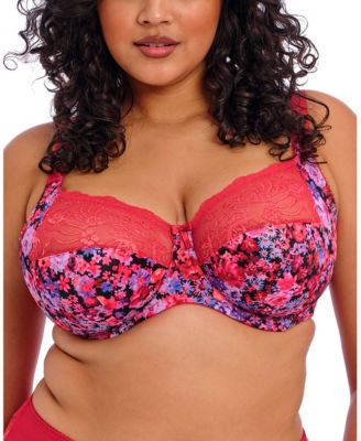 Elomi - Women's Plus Size Morgan Banded Underwire Stretch Lace Bra EL4110