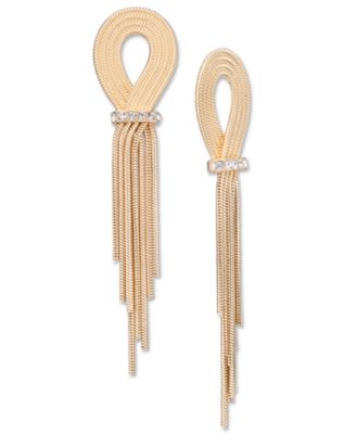 I.N.C. International Concepts - Pav&eacute; Looped Chain Statement Earrings