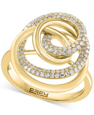 EFFY Collection - Diamond Multi Swirl Statement Ring (3/8 ct. t.w.) in 14k Gold