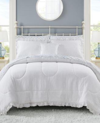 JLA Home - Catherine 4-Pc. Ruffled Comforter Set