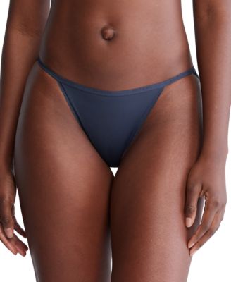 Calvin Klein - Women's Ideal Stretch Micro High-Leg String Bikini Underwear