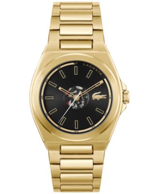 Lacoste - Men's Reno Gold-Tone Stainless Steel Bracelet Watch 42mm